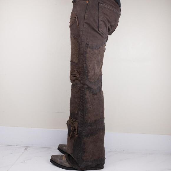 Custom wide leg baggy flared jeans - Picture 5 of 8